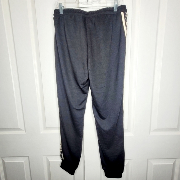 Nicole Miller Womens Black Jogger size large Active Animal Print Nwt - Picture 5 of 5